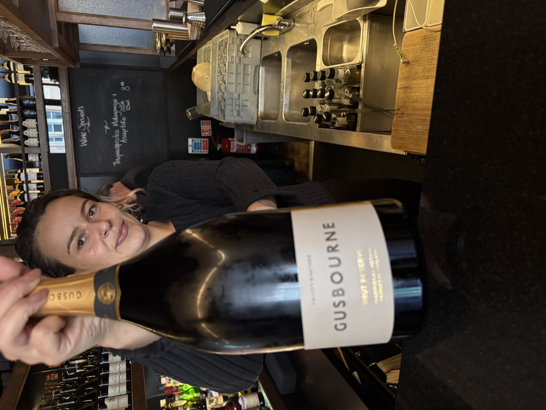 Wine list at Eleven Fifty Five