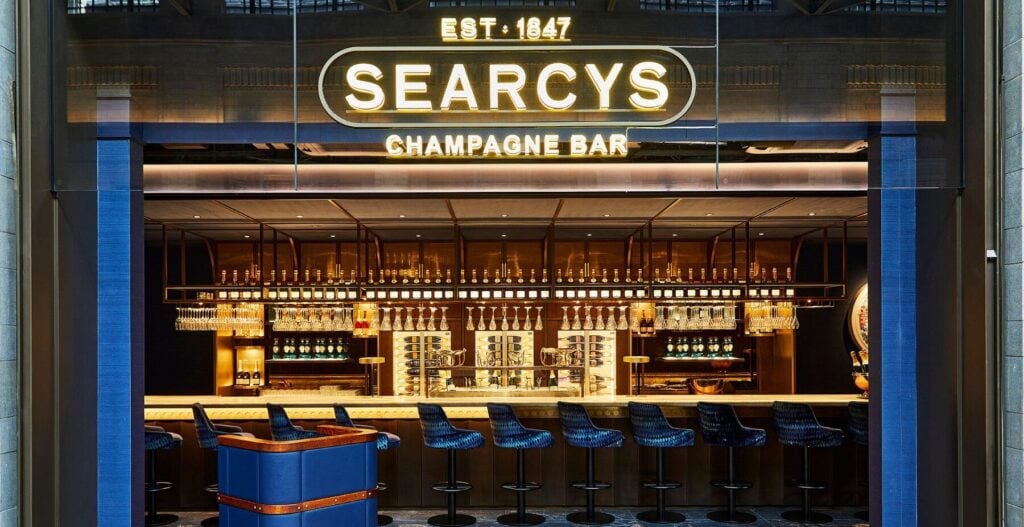 Searcys Champagne Bar at Battersea Power Station