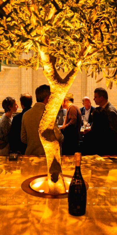 English sparkling wine at Searcys Battersea