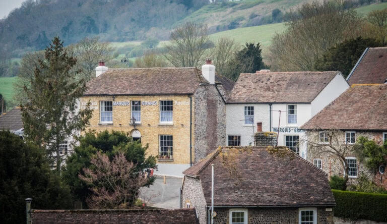 The Marquis of Granby country pub in Alkham, Kent