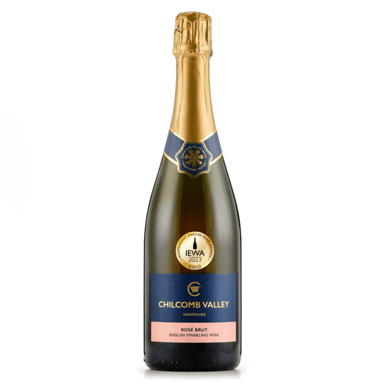 Chilcomb Valley Rosé Brut bottle