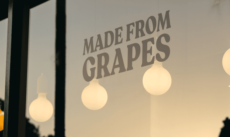 Made From Grapes wine shop and bar — official photograph.